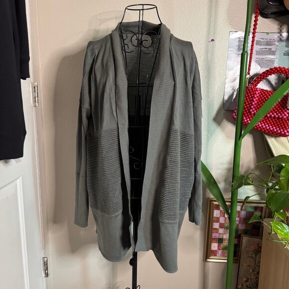 lululemon athletica Sweaters - Lululemon Sit In Lotus Wrap II Medium Gray